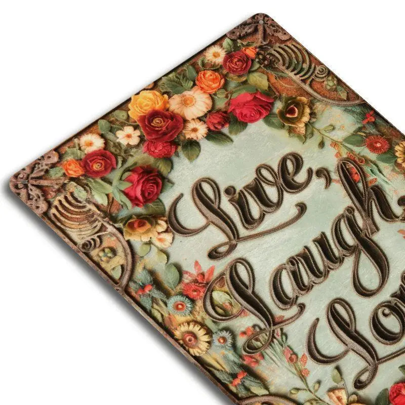 Rustic Tin Painting Handwritten Art Print Suitable For Home And Coffee Shop Wall Decoration The Perfect Room Decoration Item