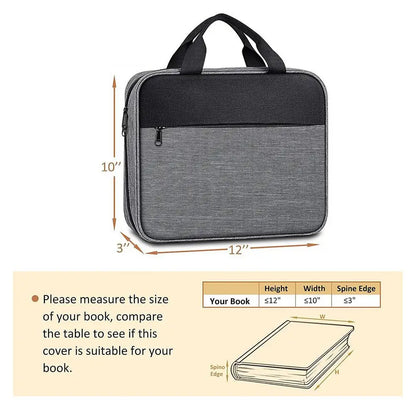 Large Bible Book Cover Case.   Carry Bag Case Protective Canvas Handbag