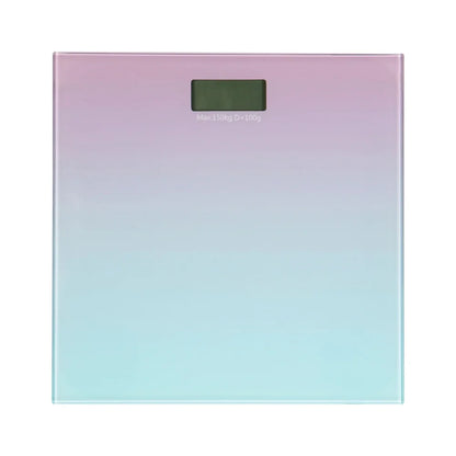 Digital Bathroom Scale Glass Slim Design 330 lb Capacity Easy Read Display Battery Powered Durable Tempered Glass Home Use
