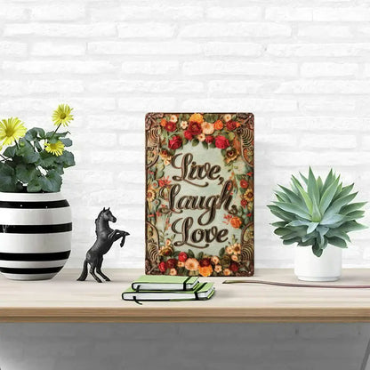 Rustic Tin Painting Handwritten Art Print Suitable For Home And Coffee Shop Wall Decoration The Perfect Room Decoration Item