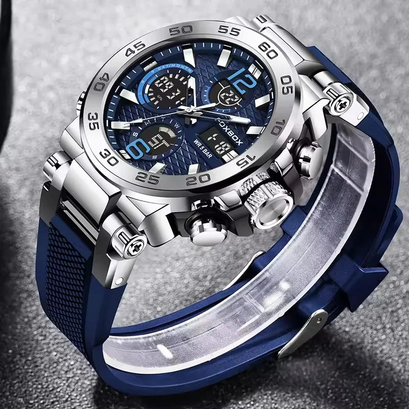 LED Display Men Wristwatches Fashion Luminous Sport Man Watch Waterproof Calendar Quartz Watch