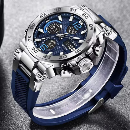 LED Display Men Wristwatches Fashion Luminous Sport Man Watch Waterproof Calendar Quartz Watch