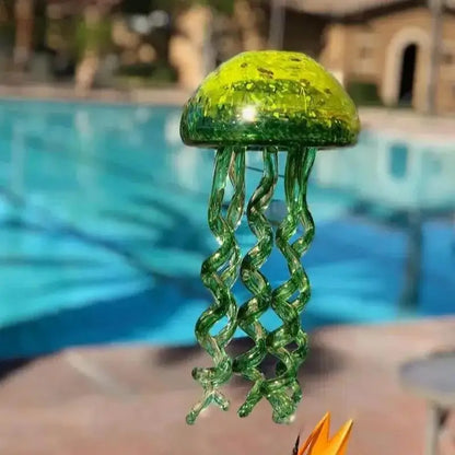 Acrylic Jellyfish Wind Chime for Garden, Patio or Yard
