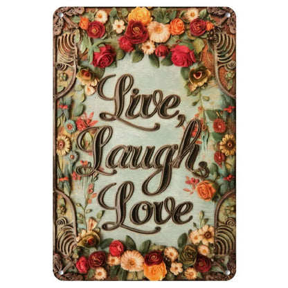 Rustic Tin Painting Handwritten Art Print Suitable For Home And Coffee Shop Wall Decoration The Perfect Room Decoration Item