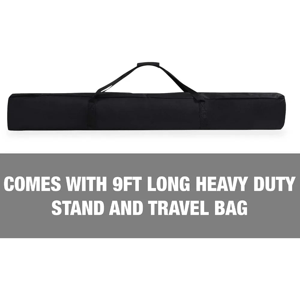 60'' Wide Hammock & Built-in Stand w/Carrying Case & Hanging Hardware Indoor, Outdoor, Poolside, Patio, Backyard Heavy Duty,