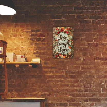 Rustic Tin Painting Handwritten Art Print Suitable For Home And Coffee Shop Wall Decoration The Perfect Room Decoration Item