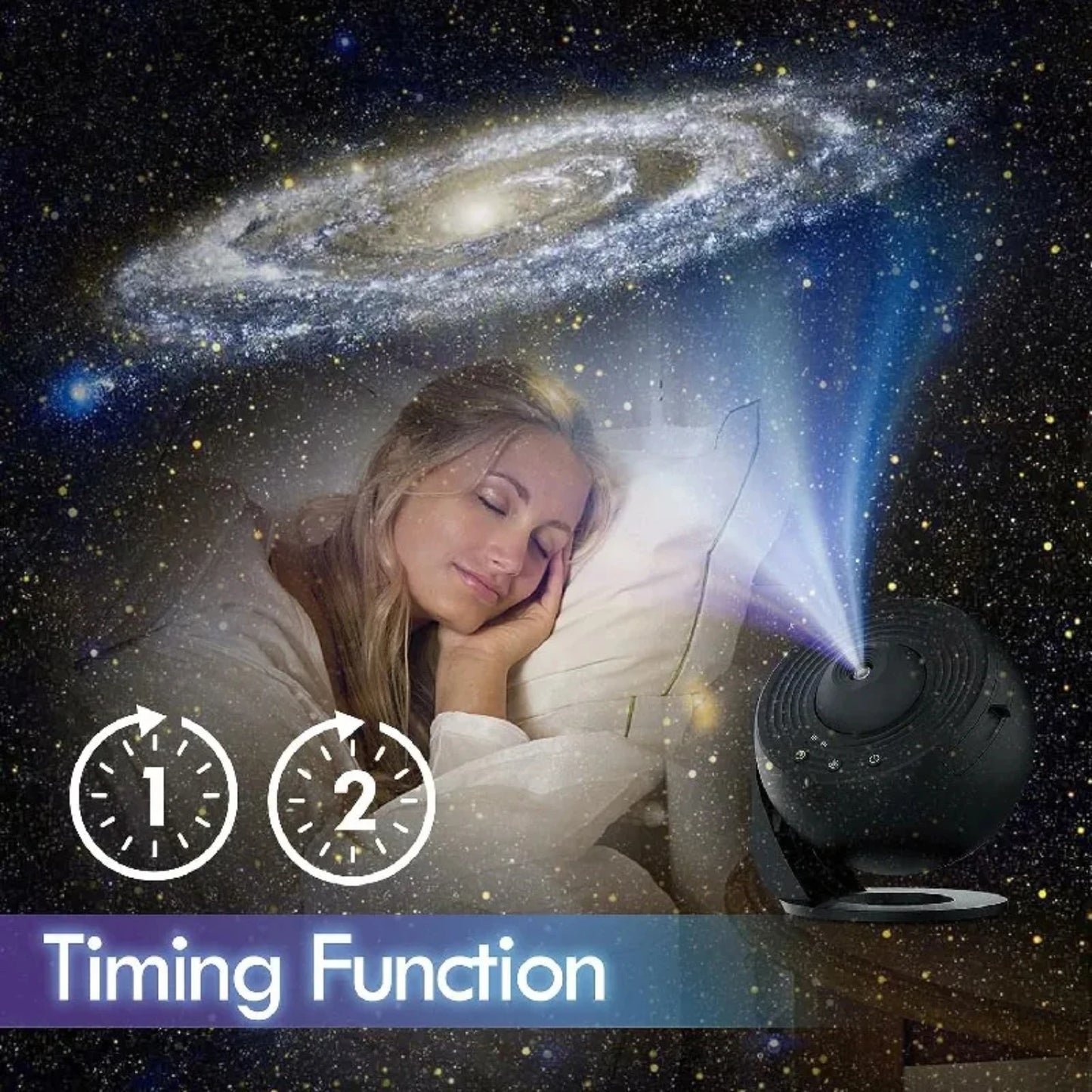 Night Light Projector of Starry Sky ° Rotate Planetarium Night Lamp Room Decorative Children Gift