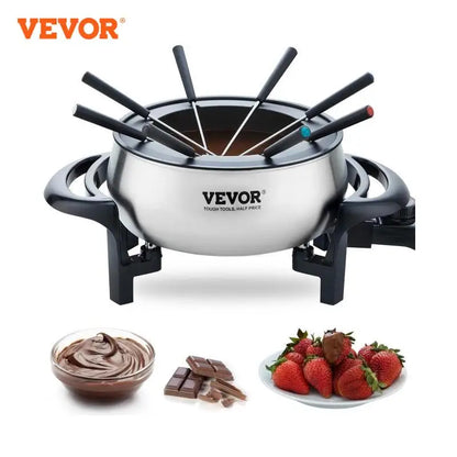 3Qt Electric Chocolate cascade Melting Pot Fondue Pot Set Cheese Melting for kitchen