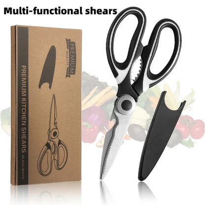Multifunctional Kitchen Stainless Steel Scissors Chicken Bone Meat Fish