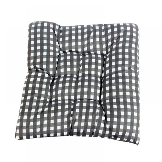 35cm Plaid Square Chair Cushion.  With Anti-skid Strap Indoor Outdoor. Pillow Cushion