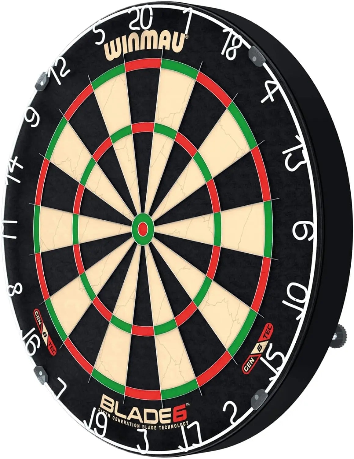 Blade 6 Professional Bristle Dartboard with Official Tournament Specifications – endorsed by The PDC