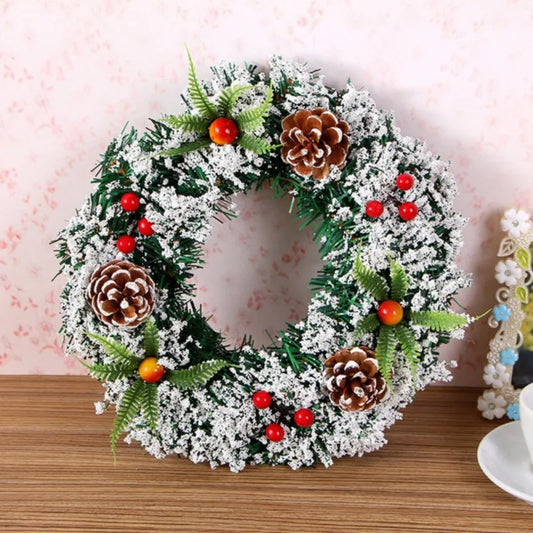 Christmas Wreaths Door Hanging Garland For Front Door Christmas Decorations 2023 Wreath Farmhouse Home Party Decor 2024 New Year