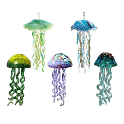 Acrylic Jellyfish Wind Chime for Garden, Patio or Yard
