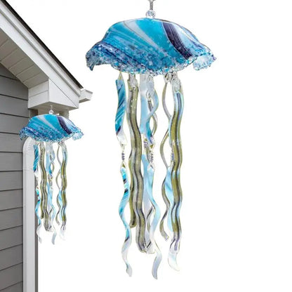 Acrylic Jellyfish Wind Chime for Garden, Patio or Yard