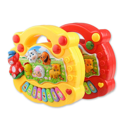 Baby Musical Toy With Animal Sound Kids Piano Keyboard Electric Flashing Music Instrument Early Educational Toys