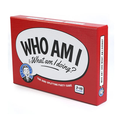 Who Am I & What Am I Doing Card Family Game Q&A Card to Get to Know each other Better