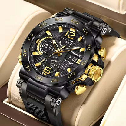 LED Display Men Wristwatches Fashion Luminous Sport Man Watch Waterproof Calendar Quartz Watch