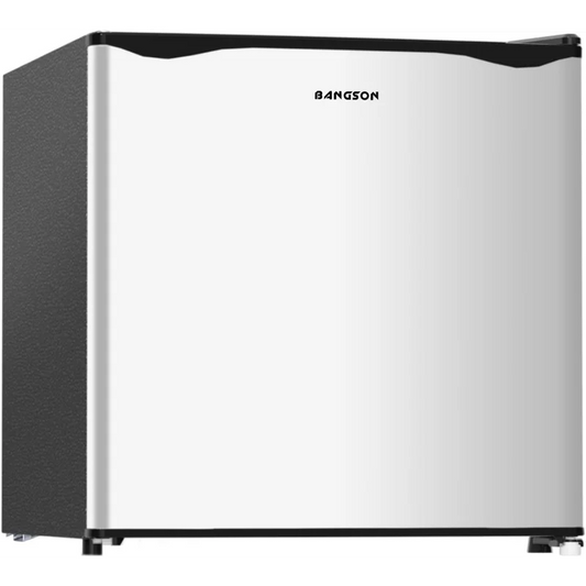Small Refrigerator,1.6 Cu.Ft Mini Fridge With Freezer, Reversible Single Door Mini Fridge, Compact Refrigerator