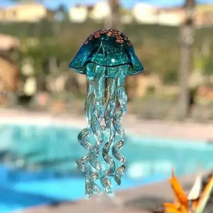 Acrylic Jellyfish Wind Chime for Garden, Patio or Yard