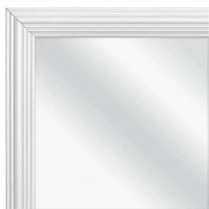 13" x 49" Full Length Rectangular White Mirror-Floor mirror suspension led mirror bathroom  vanity