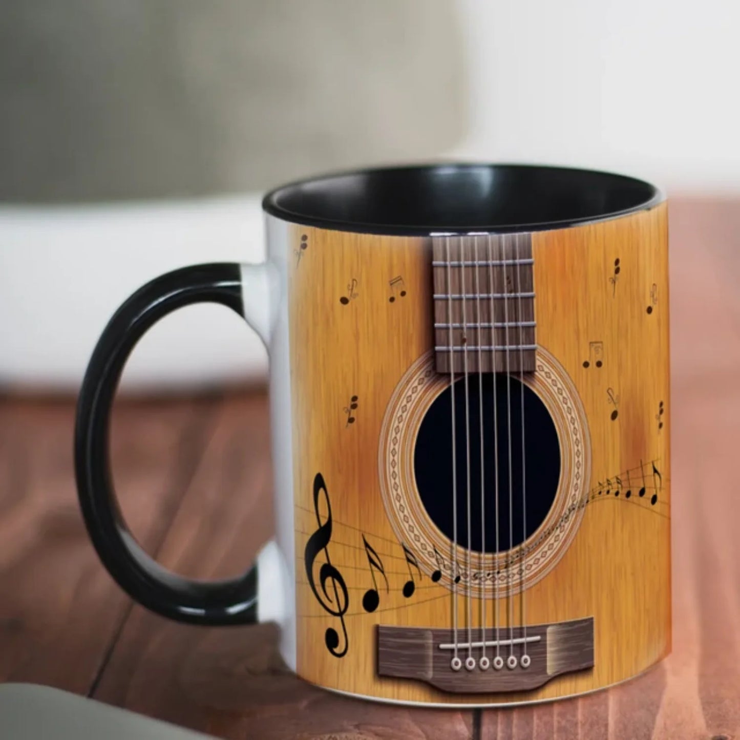 Classical Guitar Cello Coffee Mug 11oz Ceramic Mug Gifts Mugs