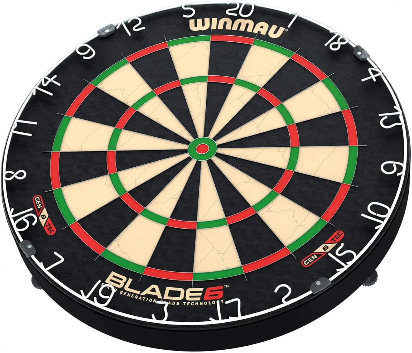 Blade 6 Professional Bristle Dartboard with Official Tournament Specifications – endorsed by The PDC