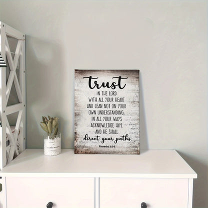 Bible Verse Wall Decoration Printed Canvas Painting Wall Decoration for Home or Office