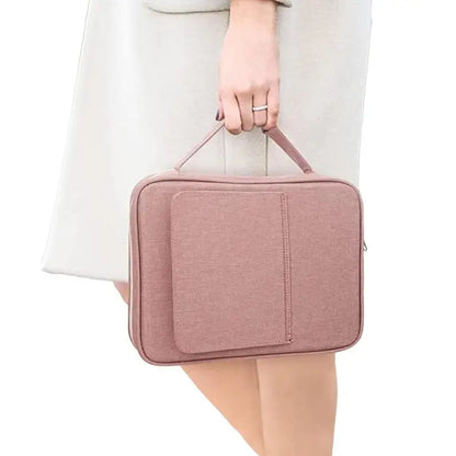Large Bible Cover Case Carry Bag Waterproof Storage Bag Multiple Pockets with Handle to Hold Pen.   Comes in several colors & has book stand