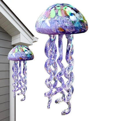 Acrylic Jellyfish Wind Chime for Garden, Patio or Yard