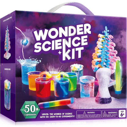 Science Kits for Kids Age 8-12 STEM Educational Toys 50+ Chemistry Experiments Learning Resources