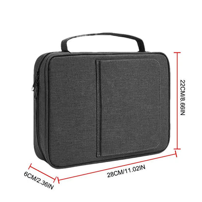 Large Bible Cover Case Carry Bag Waterproof Storage Bag Multiple Pockets with Handle to Hold Pen.   Comes in several colors & has book stand
