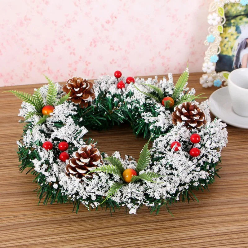 Christmas Wreaths Door Hanging Garland For Front Door Christmas Decorations 2023 Wreath Farmhouse Home Party Decor 2024 New Year