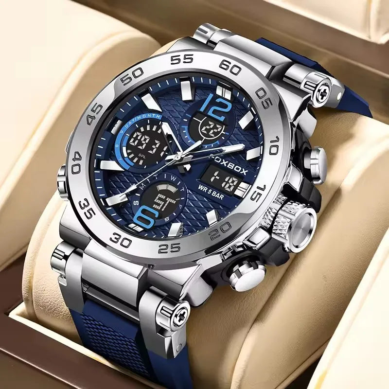 LED Display Men Wristwatches Fashion Luminous Sport Man Watch Waterproof Calendar Quartz Watch
