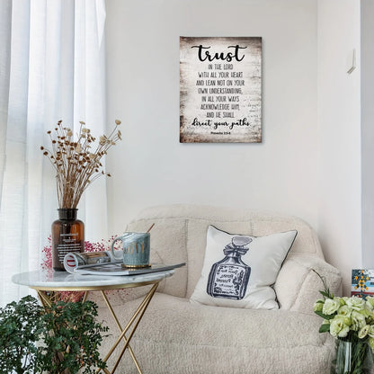 Bible Verse Wall Decoration Printed Canvas Painting Wall Decoration for Home or Office