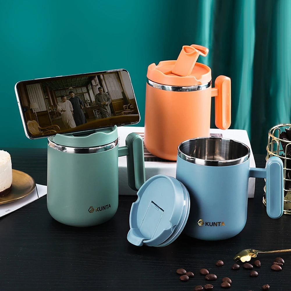 Insulated Travel Coffee Mug Stainless Steel