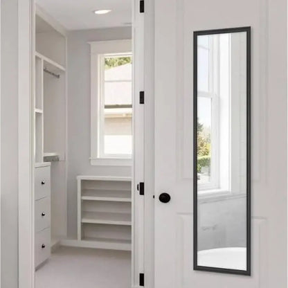 13" x 49" Full Length Rectangular White Mirror-Floor mirror suspension led mirror bathroom  vanity