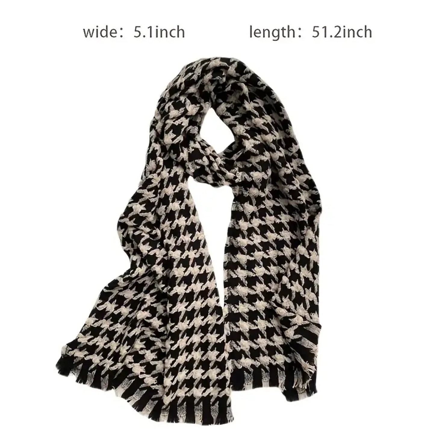 Soft and Cozy Fleece Scarf for Women - Fall/Winter Classic Shawl Neck Wrap - Large Blanket Scarf for Warmth and Style