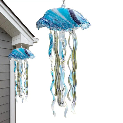 Acrylic Jellyfish Wind Chime for Garden, Patio or Yard