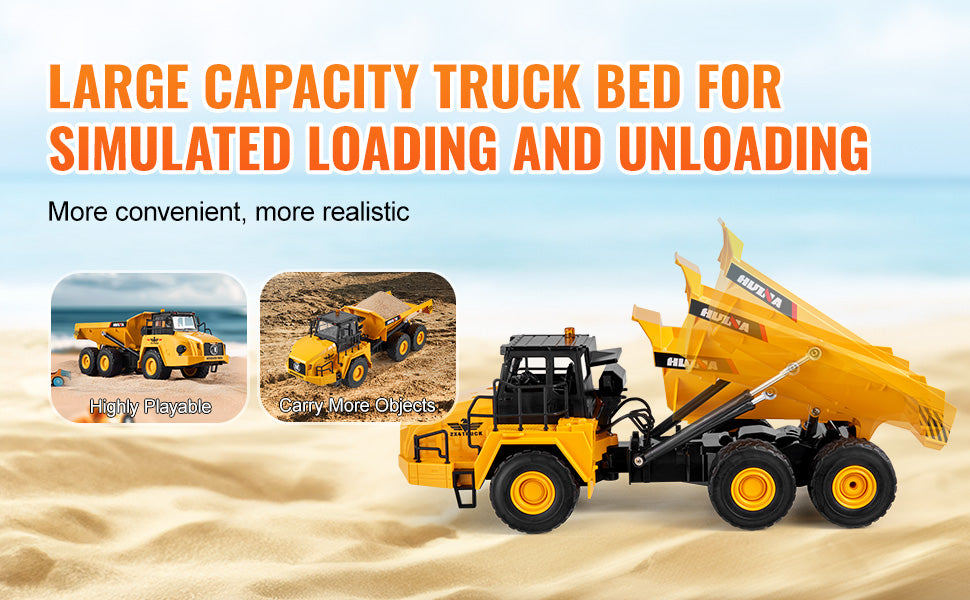 Dump Truck Remote Control Car Children Toys 11-Channel Electric Excavator Bulldozer for Kids Toddlers